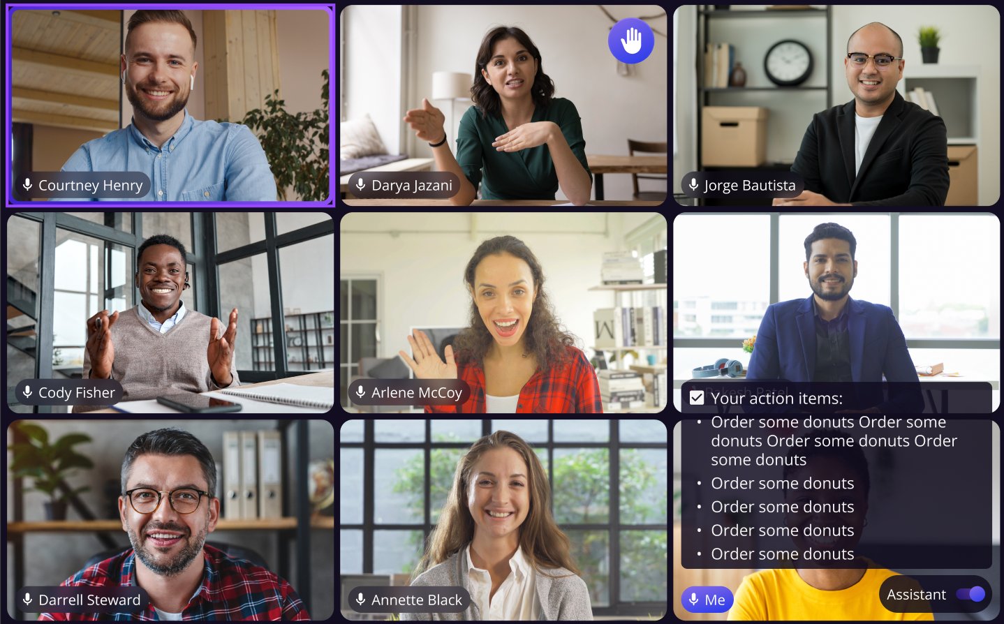 AWS Libra meeting view